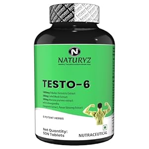 Naturyz-Testo-6-Plant-based-Supplement-For-Men-2100mg-per-serving-with-Maximum-Strength-1000mg-Tribulus-Terrestris-Safed-Musli-Kaunj-Ashwagandha-Fenugreek-Panax-Ginseng-for-Muscle-gain-Stamina-Strengt