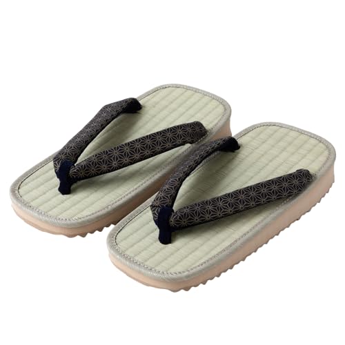 Asayu Japanese Traditional Igusa Setta Sandals, Made in Japan Tatami Zori, Moisture Absorbent, Odour Resistant 