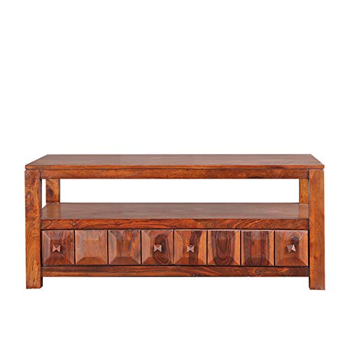 Image of HomeTown Woodrow Solid Wood Center Table