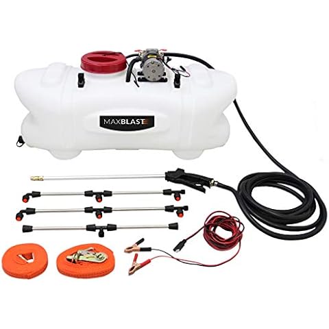 MaxBlast ATV Sprayer 60L 12 Volt Spot Sprayer With Boom And Accessories Broadcast Quad Tractor Fertilizer Herbicide Pesticide Agricultural Cover