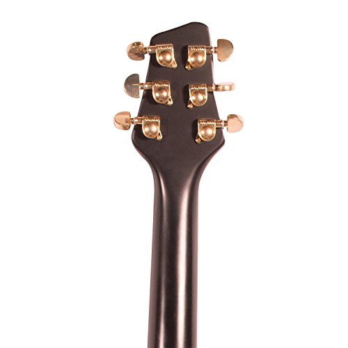 Sawtooth Heritage Series Maple Top Electric Guitar, Satin Black #TOP7