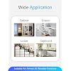 Docooler Smart Biometric Fingerprint Cabinet Lock - Keyless Hidden File Wardrobe Lock for Home Office, Remote Control