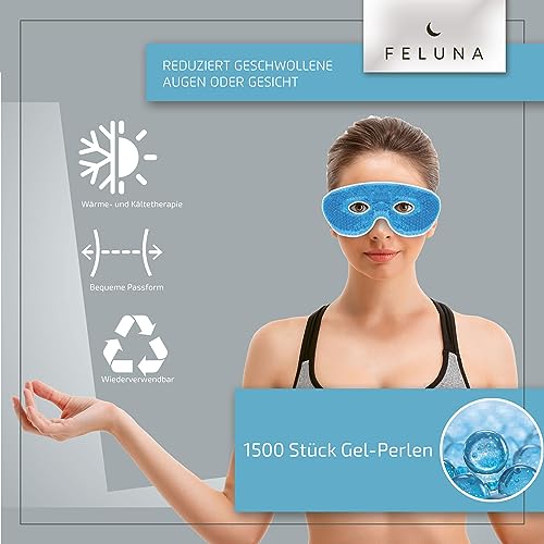 Feluna® Maschera per gli occhi in gel Maschera di