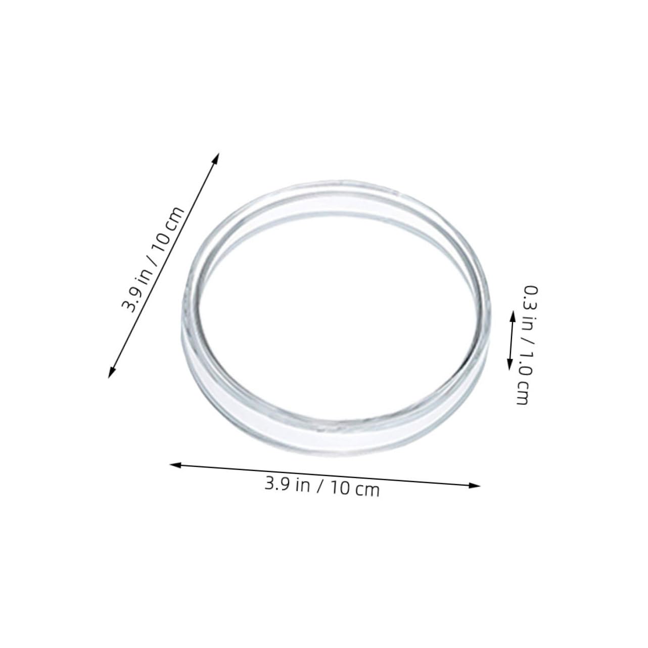 TOPBATHY 5 Series Placa De Petri De Plástico Tejido Placa De Cultivo Celular Cultivo De Células Platos Plato De Cultivo Laboratorio Placas De Petri Para Equipos El Plastico 10 Piezas X 5