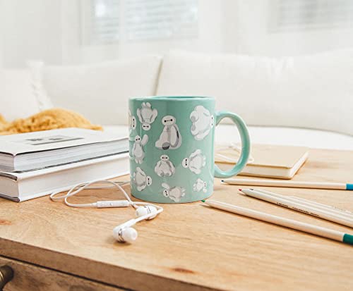 Image of Disney Big Hero 6 Baymax Ceramic Mug | BPA-Free Coffee Cup For Espresso, Tea | Holds 20 Ounces