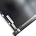 Wzqrps New Replacement Laptop LCD Cover Back Rear Top Lid Hinges Front Bezel for MSI GF65 GF63 Thin 9SD 9SE MS-16W1 MS-16W2 3076R1A211HG 3076R1B211TA Black
