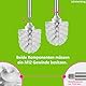 Bürstenking WC Ersatzbürstenkopf, 67 mm, Toilettenbürstenkopf Set passend für Emco WC-Garnituren, Borsten Ersatzklobürstenkopf, mit M12 Innengewinde, 5 Stück, weiß