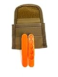 TUFF Orange Quick Strips Help to Speed Your Revolver Reloads . Pouch Included. Fits 5 Rounds...