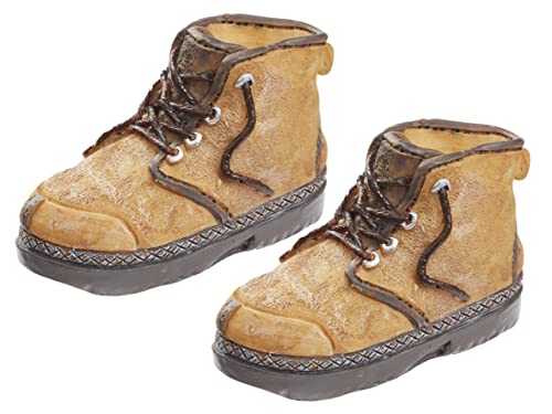 ZauberDeko Miniatur Deko Wanderschuhe Oktoberfest Tischdeko Geburtstag 2 Stück 5cm