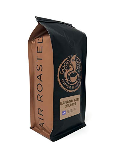 Banana Nut Crunch Coffee Beans, Flavored Coffee, Whole Bean, 12 Ounce Bag – Good As Gold Coffee Roasters