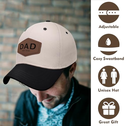 Image of Worlds Best Dad Ever Trucker Hat Fathers Day Birthday Gifts for Father Dad Papa Daddy from Daughter Son Baseball Cap