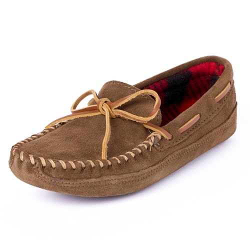 Minnetonka Men's Double Bottom Fleece Slipper