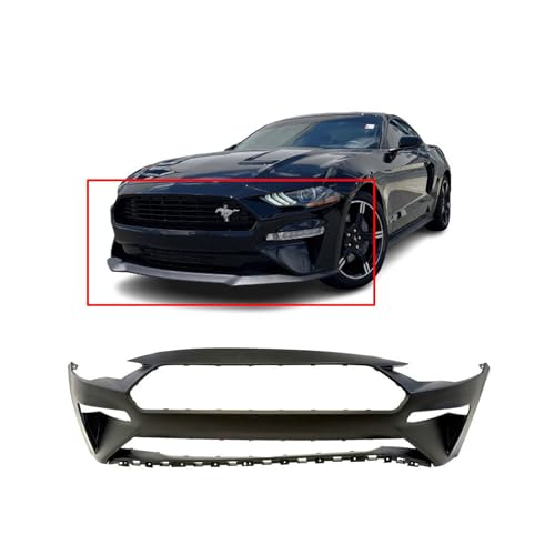 Image of FitParts Compatible with Ford Mustang 2018-2023 Front Bumper Cover | Primed, Coupe, Ready to Paint, OEM JR3Z17D957DAPTM, FO1000746