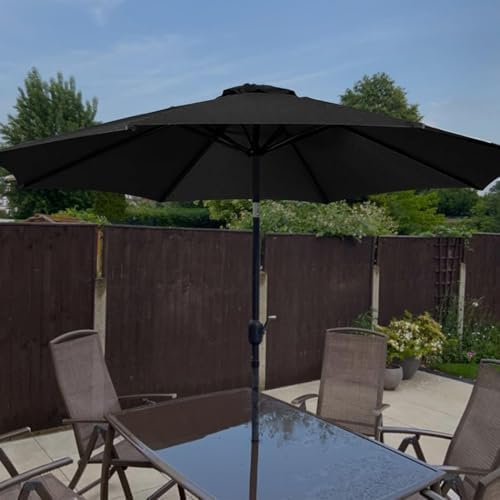 Pokrowiec na parasol ogrodowy, wymienny, pasuje do 6 lub 8 żeberek, ochrona UV i wodoodporność, trwały pokrowiec na parasol do mebli ogrodowych, osłona z baldachimem odpornym na warunki atmo