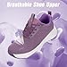 Rollstep Wide Toe Box Shoes Women Sneakers Extra Wide Width Arch Support Non-Slip Tennis Athletic Ultralight Running Shoes for Women Walking Diabetic Plantar Fasciitis Footwear Purple 39