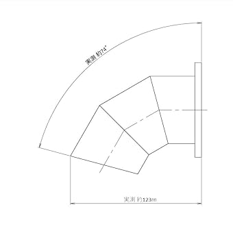 ドルフィンテール Amazon | LSEX-F ドルフィンパイプエンド フランジ付き Φ61 汎用