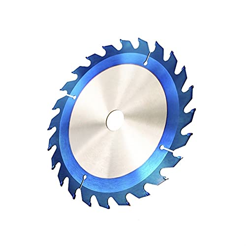 Tiempo DE ZUAN Blade de Sierra Circular de 165-185 mm Nano Azul Recubierto Tcc Disco DE Corte DE Madera 24/40/48T Disco DE Hoja DE SABILIDAD DE CARBILLO for LA Herramienta DE Poder Cover
