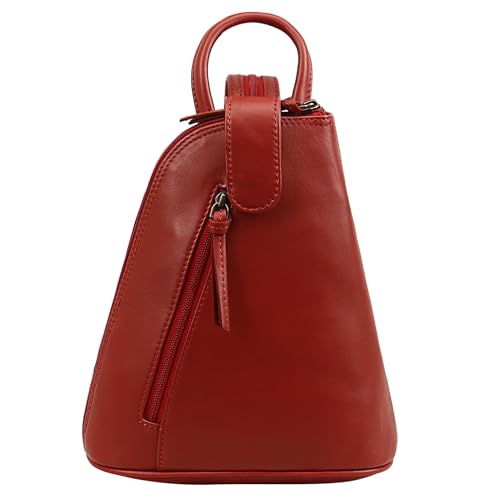 Sac à dos en cuir véritable femme Lloyd Baker London BHIWANI, sac à main compact noir