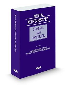 Paperback West's Minnesota Criminal Law Handbook, 2011 ed. Book
