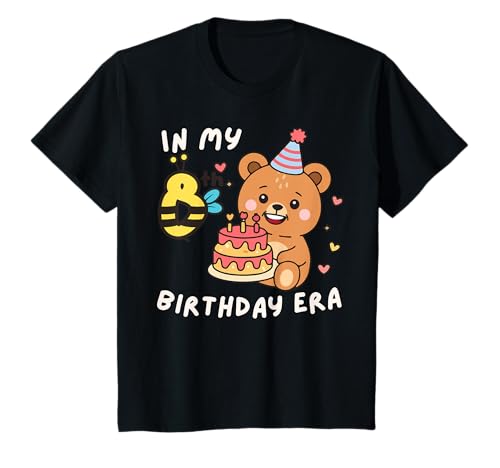 Cute In My 8th Birthday Era Birthday Fun Bear & Bee P[L TVc