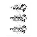 ステッカー 攻殻機動隊 シール 防水 おしゃれ 人気 周辺 ノートパソコン パソコン スケートボード 荷物 スーツケース ギター 水筒 自転車 バイク ヘルメットなど用