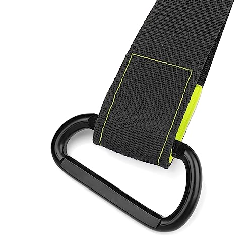 Image of Manificent Heavy Duty Padded Door Anchor System, Door Hook for Resistance Bands, Loop Bands, Resistance Tube, TRX, Yoga Strap, Black, Polyester