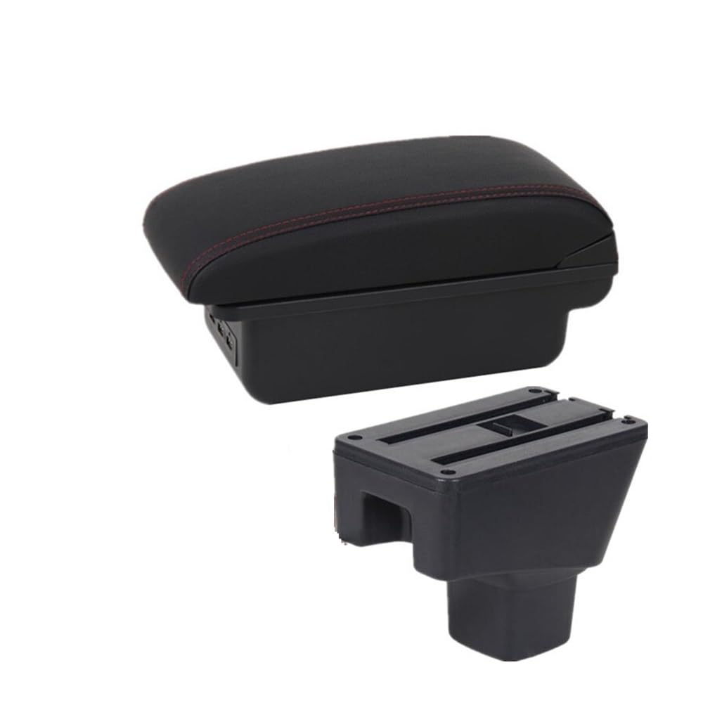 Yulegudi B1 Black Red 3Usb Car Armrests For Suzuki For Sx4 2007-2018 2019 2020