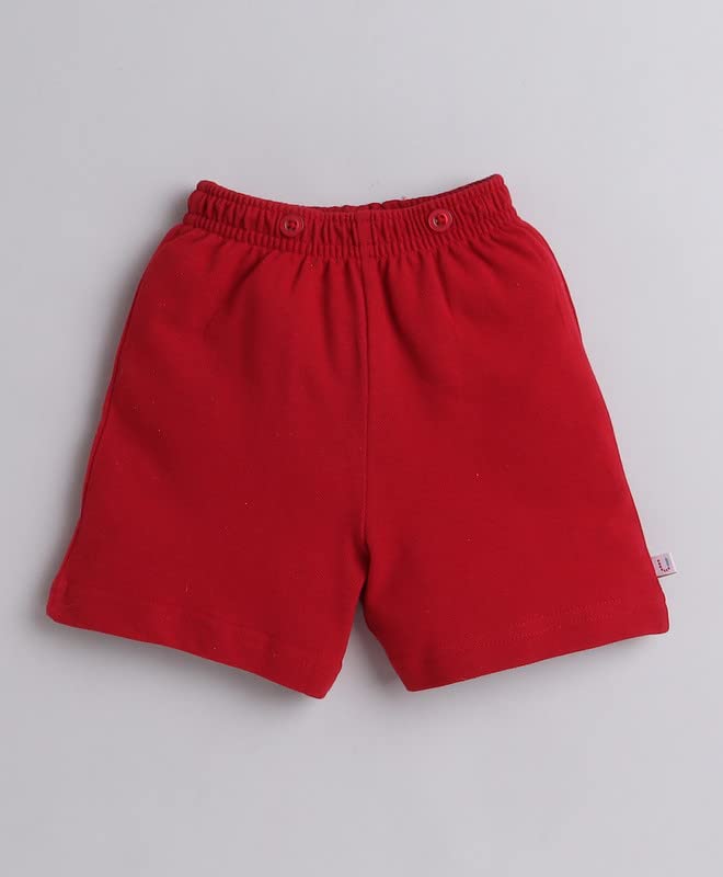 Image of BUMZEE Boys Half Sleeves T-shirt & Short Set With Suspender