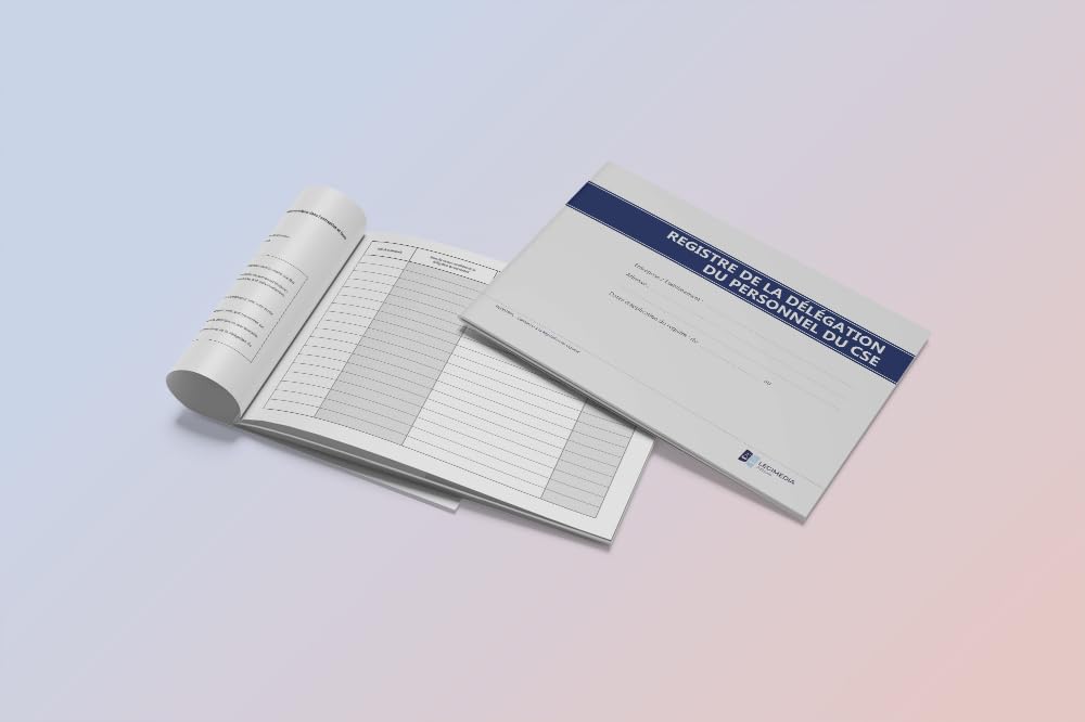 Registre de la Délégation du Personnel du CSE - Conforme à la legislation - Obligatoire pour les entreprises à partir de 11 salariés - Format A4-64 pages - LEGIMEDIA ÉDITIONS
