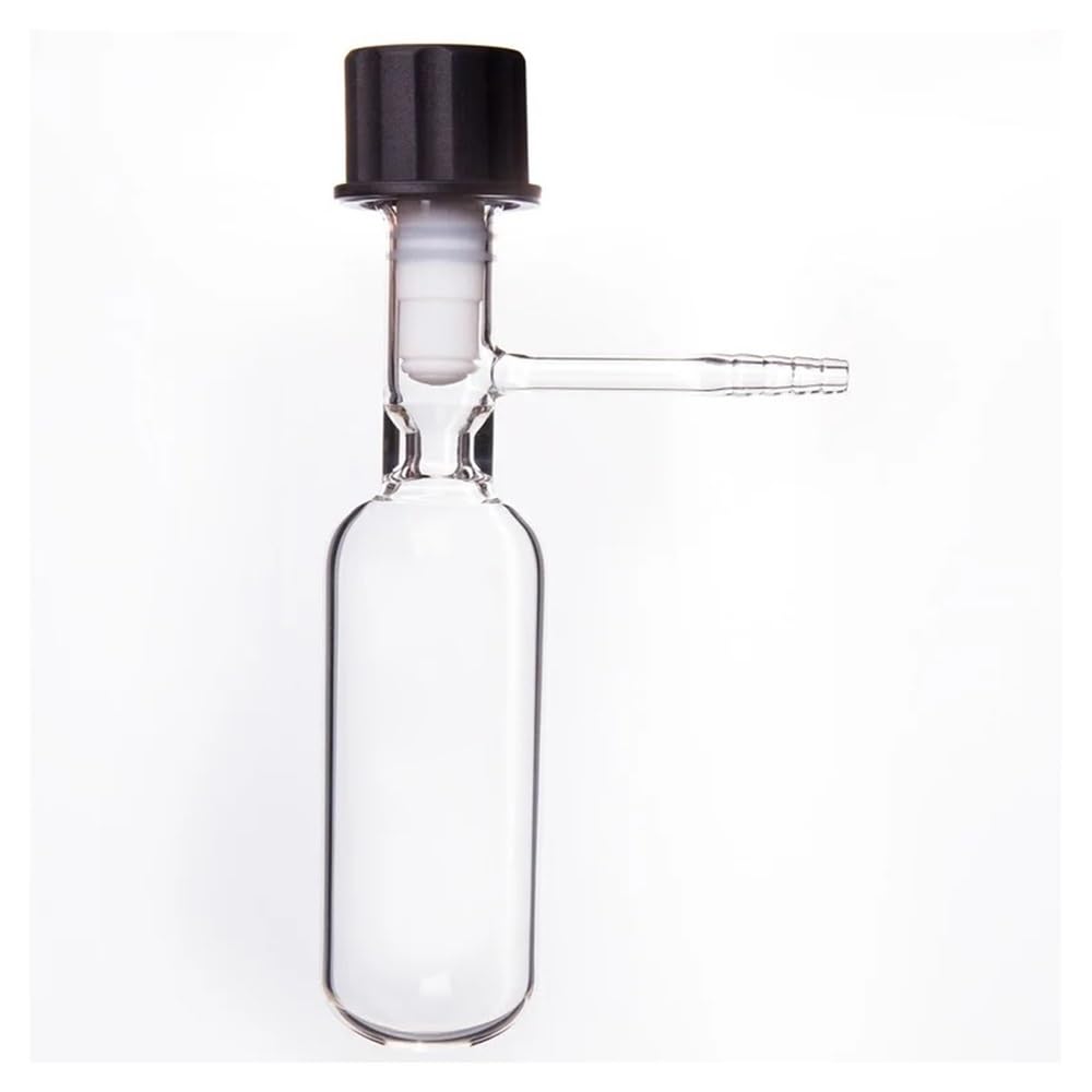 Vetreria da laboratorio Valvola a parete spessa for bottiglie di stoccaggio con rivestimento in PTFE completamente avvolto in vetro borosilicato F58(350mL-F584350)