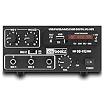 Dabeatz-DB-45U-Amplifier-with-LED-DisplayBluetoothMIC-InputUSBSD-Card-SlotFM-RadioAUX-InputRemote-Control-Built-in-Equalizer-with-BassTreble-Balance-Control-Power-Amplifiers-45Watt