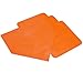 Champion Sports Indoor Outdoor Bases: Orange Youth League Baseball & Softball Rubber Throw Down Base Set - Boys & Girls Training & Practice Equipment