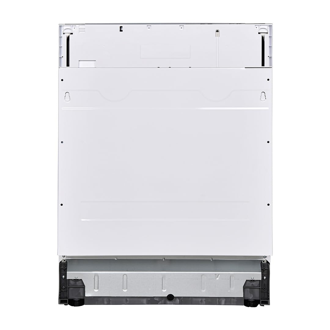 Hyundai Lavavajillas Integrable 60cm Blanco HJI13600E. 1900W, 13 Cubiertos, 3 Bandejas, 5 Programas, Display LED manual, Eficiencia Energética Clase E