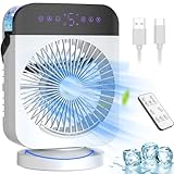 Portable Air Conditioner with Large LED Display, 4-Wind Speed&2-Mist Setting...