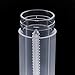 Super Z Outlet Clear Empty 3/16 Oz (5.5ml) Plastic Container Twist Tubes for Homemade Lip Balms, Cosmetic Gifts (Pack Of 12)
