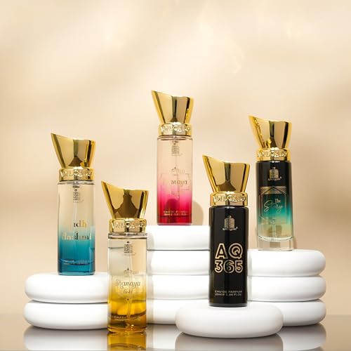 Adilqadri Luxury Perfume Gift Set for Men & Women | 5 x 20ML Long-Lasting Eau de Parfum | Fragrance Gift for Him & Her | Elegant Scent Collection | 100ML Sets