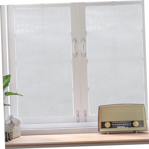 Película adhesiva para ventana baño Happyyami 45x200cm transparente miniatura 2