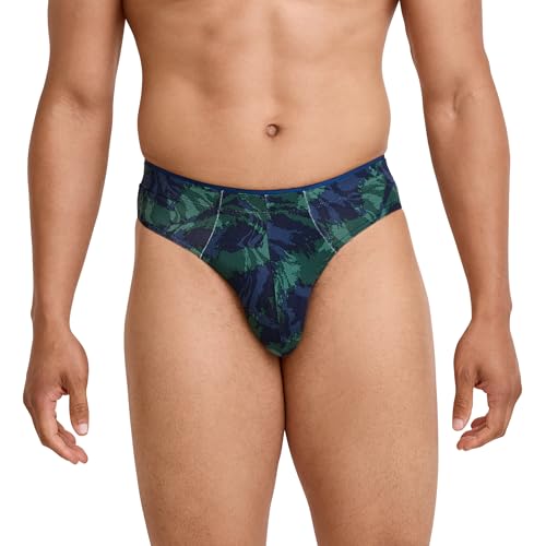 Jockey Men's Underwear True Style Thong - 3 Pack, Rascal Stripe, 2XL2