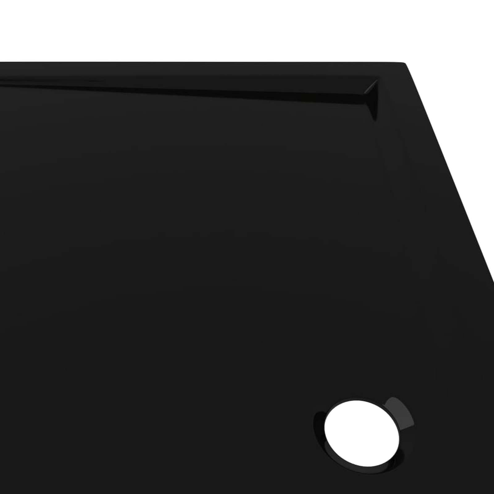 ARKEM Plato de Ducha Rectangular Negro ABS 70x120 cm Mamparas De Ducha