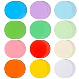 360 Pcs Round Cutouts 3.9 Inch Paper Circles Assorted Color Round Cut-Out Accents Construction Paper Circles Shape Die Cuts for Kids DIY Craft Back to School Classroom Bulletin Board Decor