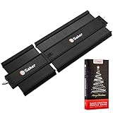 Saker Connection Profile Gauge-Adjustable Lock-Must Have Tool for DIY Handyman, Construction (5+10 INCH, BLACK+BLACK)