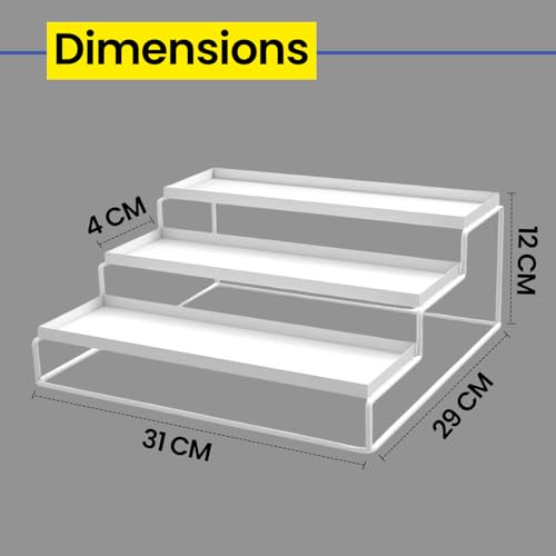 Image of WonderStand TRIZEN (White) | 3-Tier Countertop Rack Container Utensil Holder Organizer