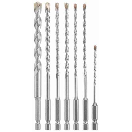 Bosch LBHXS7U 7 pc. Hex Shank Masonry Bit Set