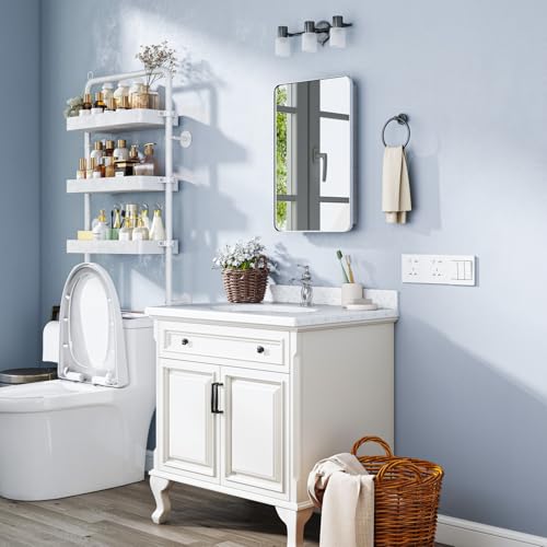 Venlus 16x24 Medicine Cabinet with Mirror for Bathroom, Silver Aluminum Bathroom Medicine Cabinet, Recessed or Wall Mount Medicine Chest Over Sink, Modern Farmhouse Style, Fully Assembled by Venlus - Image 9