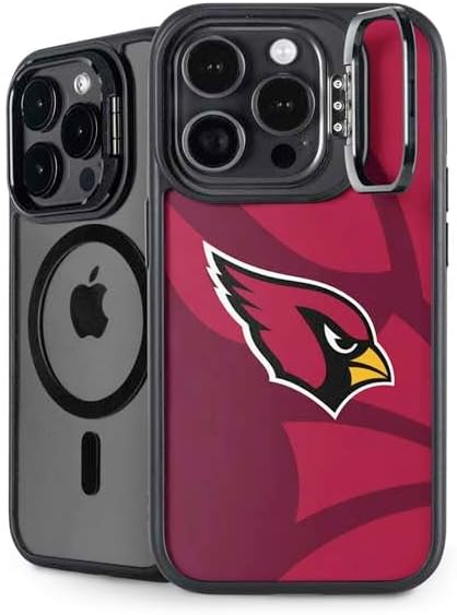 Skinit Kickstand Phone Case Compatible with iPhone 15 Pro Max - Officially Licensed NFL Arizona Cardinals Design