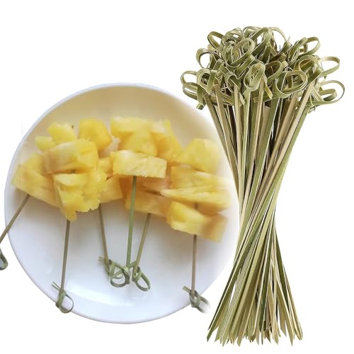 800 PCS 3.5 - Inch Bamboo Cocktail Skewers: Ideal for Home Bars & Parties, Perfect for Threading Fruits & Appetizers