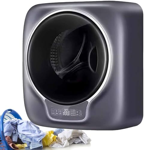 Mini Lavatrice e Asciugatrice a Parete, Asciugatrice Completamente Automatica da 3 kg, Lavatrice Compatta e Asciugatrice Centrifuga per Appartamento, Casa, Dormitorio