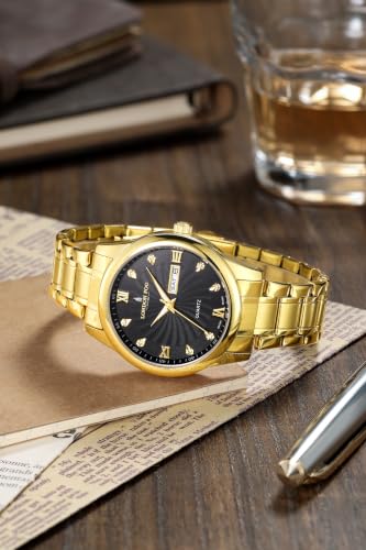 Image of London Fog Carnaby Collection Analog Watch for Men with Round Dial, Day & Date Display, Quartz Movement, Stainless Steel Strap & Water Resistant