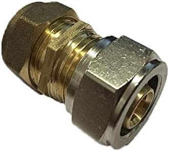 16mm Underfloor Heating Pipe to 15mm Copper Pipe Coupling Connector