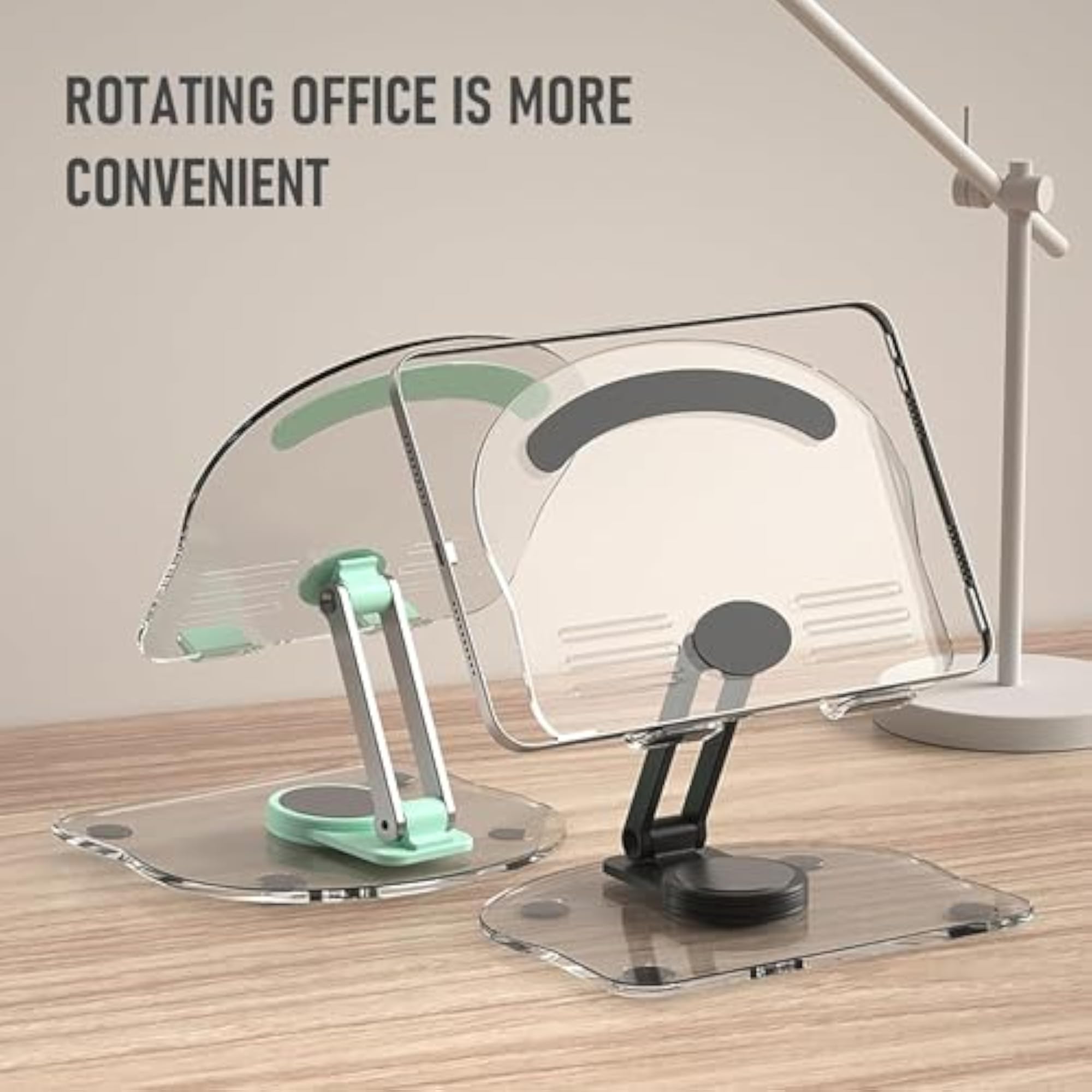 360 Rotating Acrylic Tablet Stand, Adjustable Holder